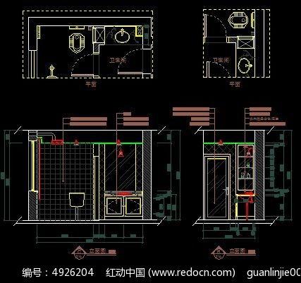 网红厕所立面图纸,创意设计引领潮流新风尚