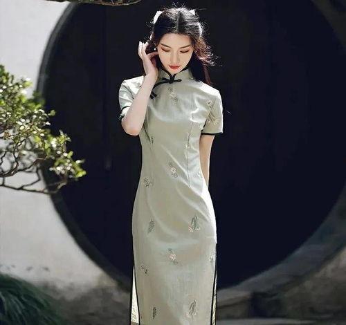 氛围感旗袍网红,网红演绎的古典韵味与时尚交融